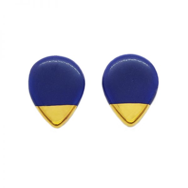 Turquoise Stud Earrings by Nunako