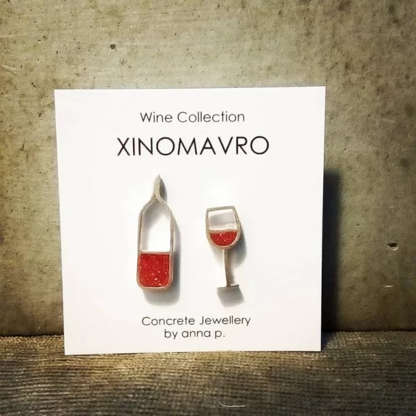 Xinomavro Wine Earrings by Anna P.