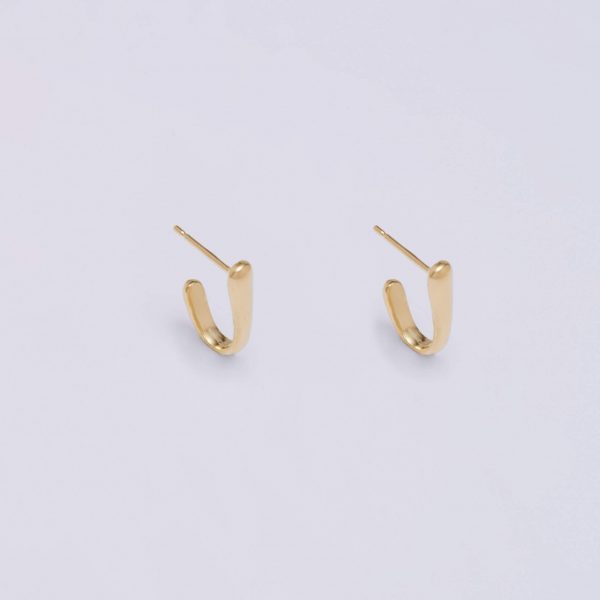 Gold Ivory Earrings by Xoutou's