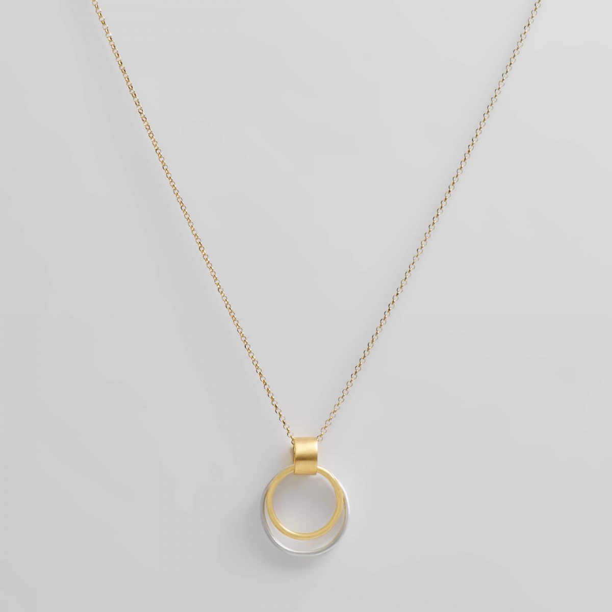 Gold and Silver Cora Necklace by Xoutou's