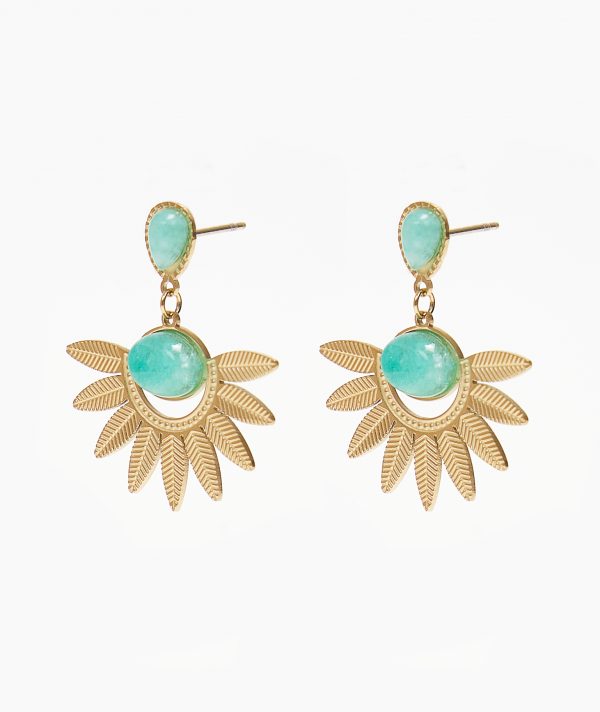 The Turquoise Sun Earrings By TFD