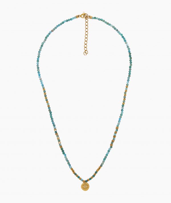 Gold Coins Amazonite Necklace by TFD