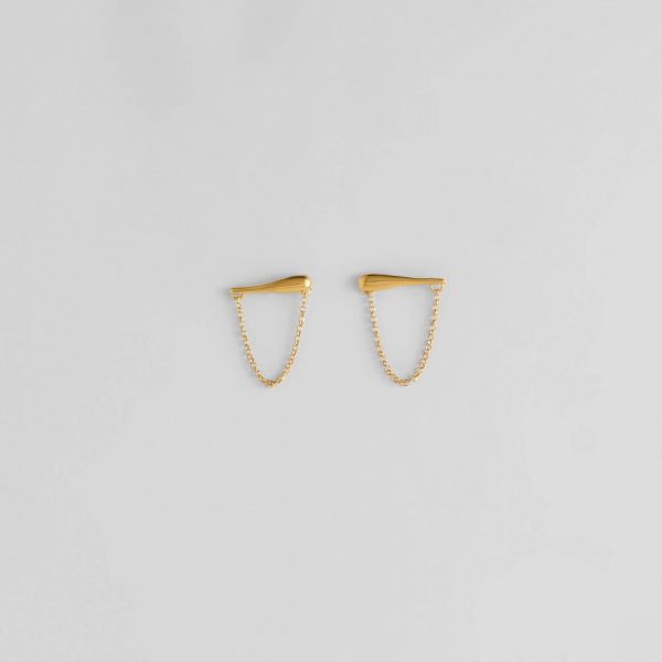 Gold Sol Earrings by Xoutou's