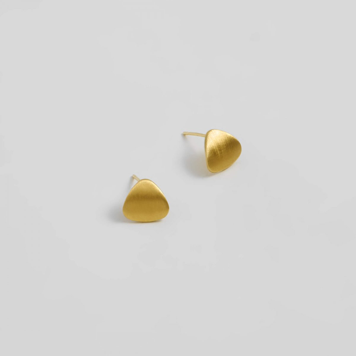 Dream A Little Dream Gold Stud Earrings by Xoutou's