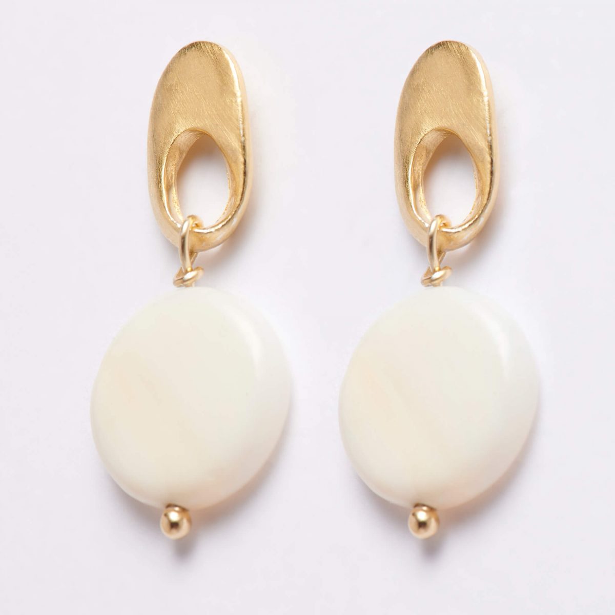 Gold Milos Earrings by Xoutou's
