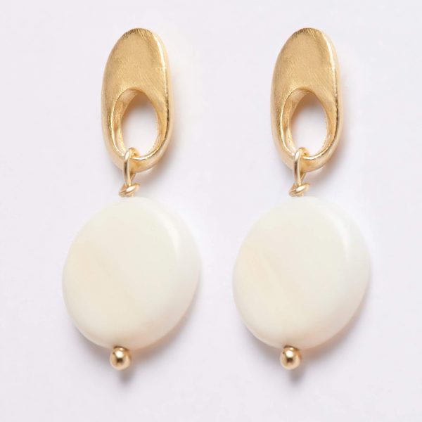 Gold Milos Earrings by Xoutou's