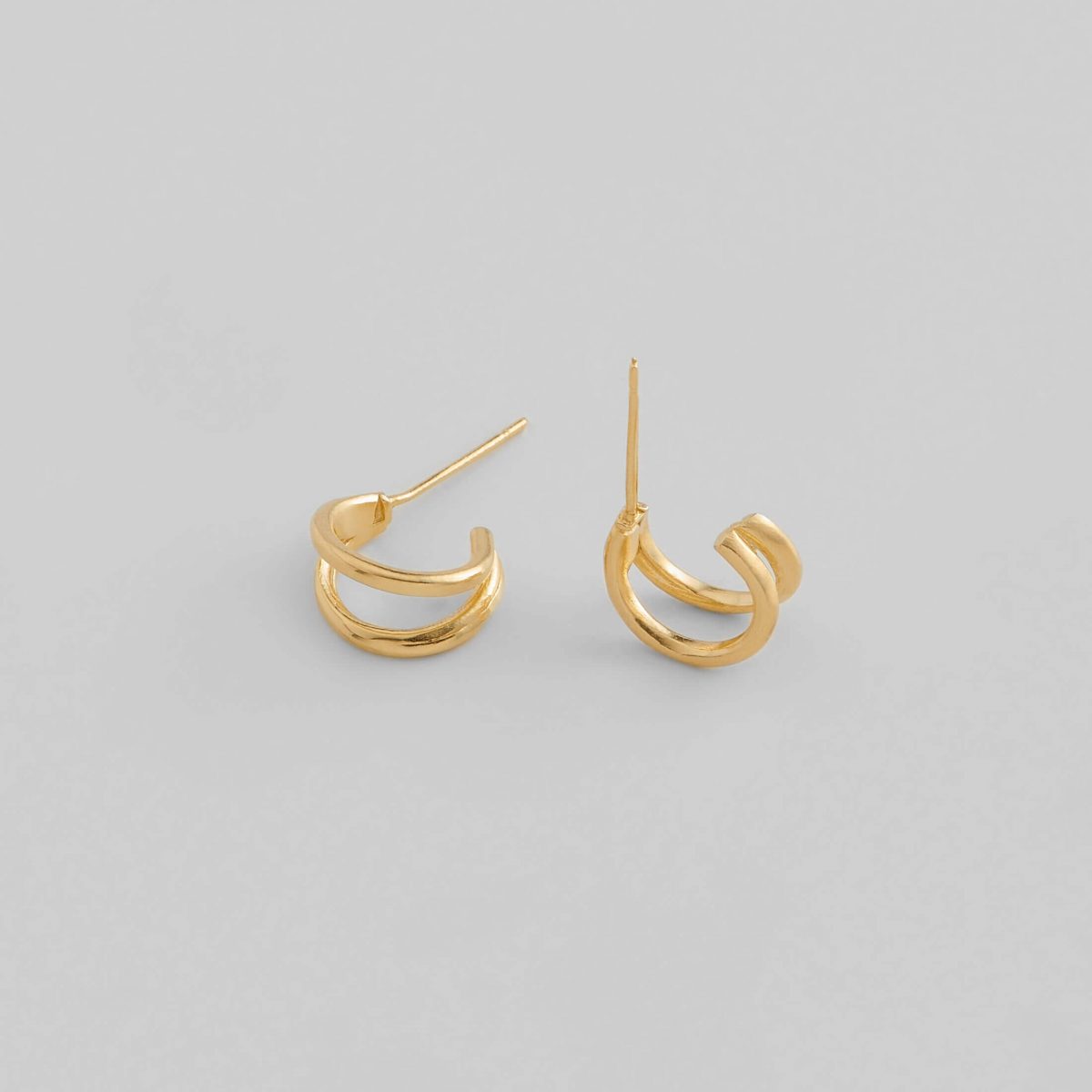 Gold Irene Earrings by Xoutou's