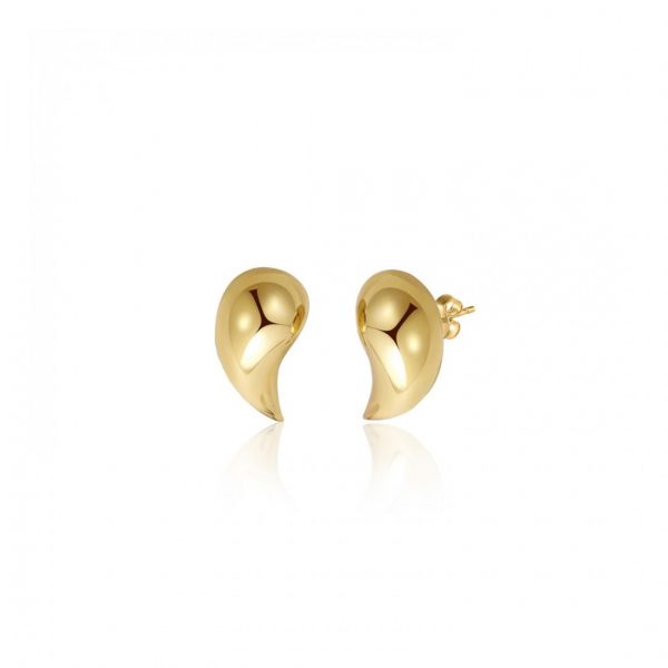 Gold Drop Stud Earring S