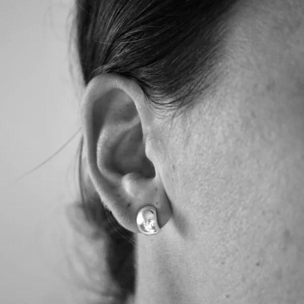 Silver Earrings No.8s by Core Element