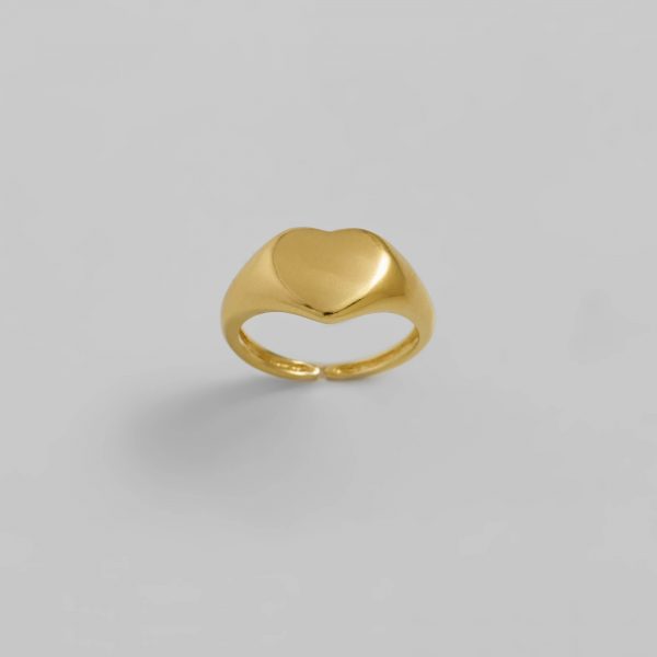 Love Struck Gold Ring by Xoutou's