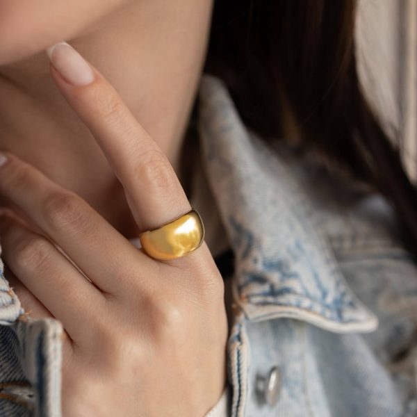 Gold Pie In The Sky Ring by Xoutou's