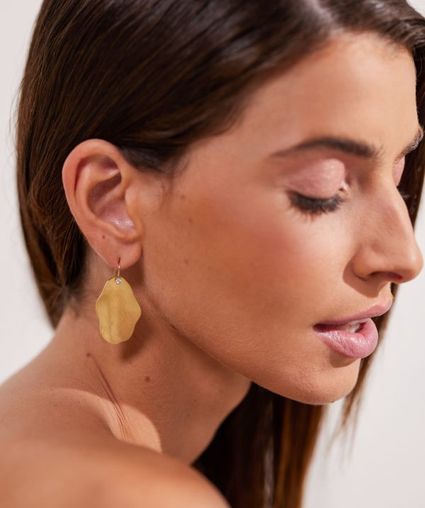 The Gold Plate Earring by TFD
