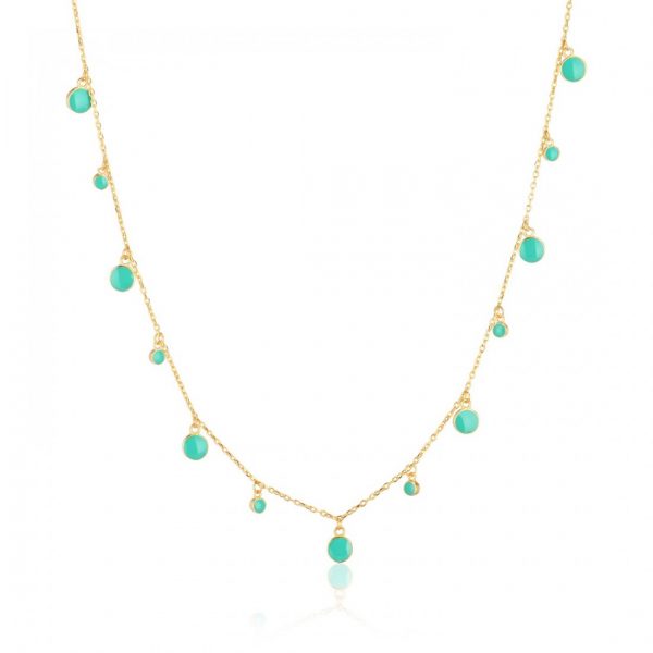 The Turquoise Circles Necklace