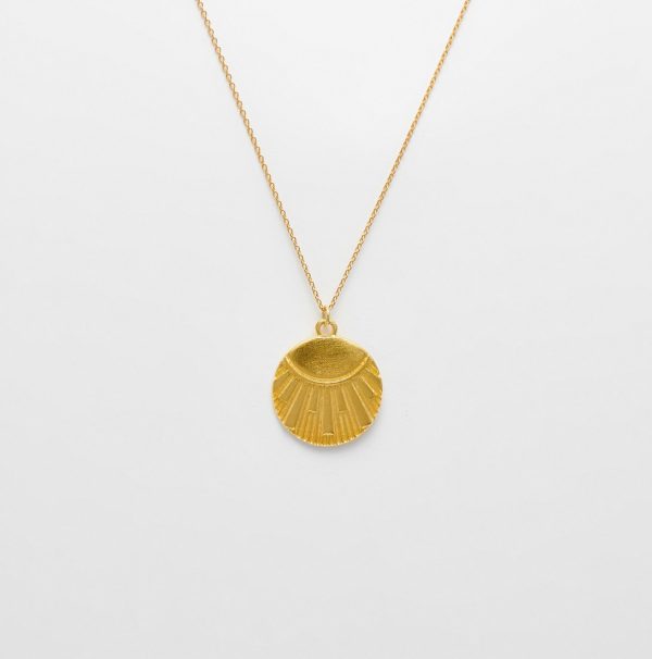 Gold Sunshine Necklace by Xoutou's
