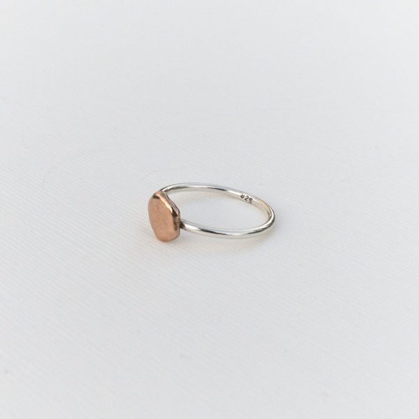 Blob Ring - Silver & Bronze by MTC
