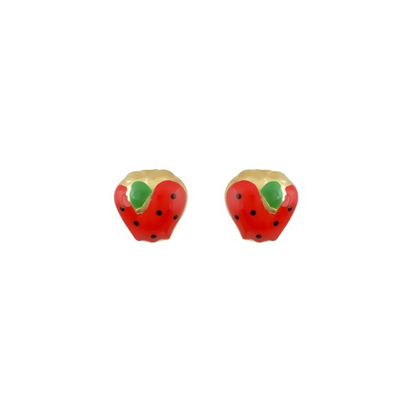 Strawberry Gold Earrings
