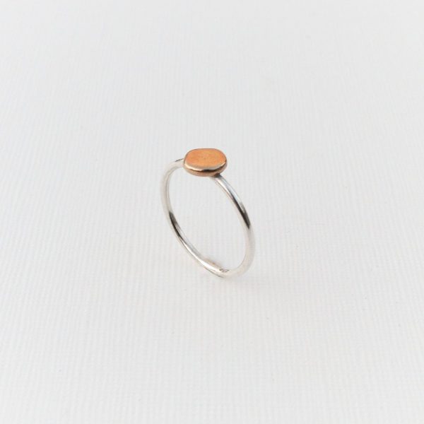 Dot Ring - Silver & Bronze by MTC