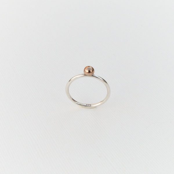 Sphere Ring - Silver & Bronze by MTC