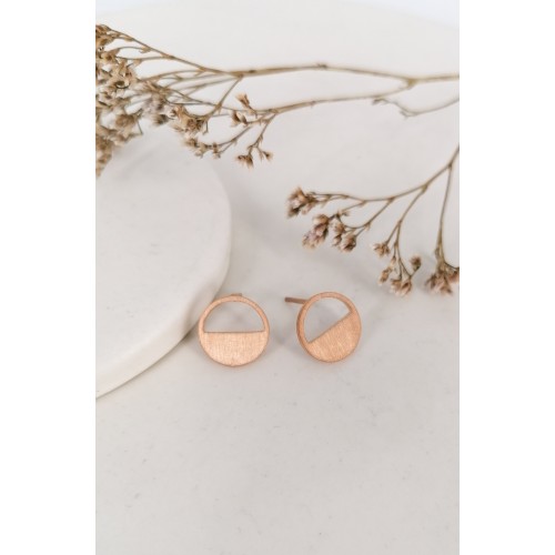 Rose Gold Miso Studs by Art7702