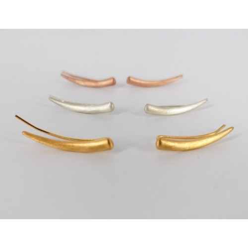 Gold Pins Climber Earrings by Art7702