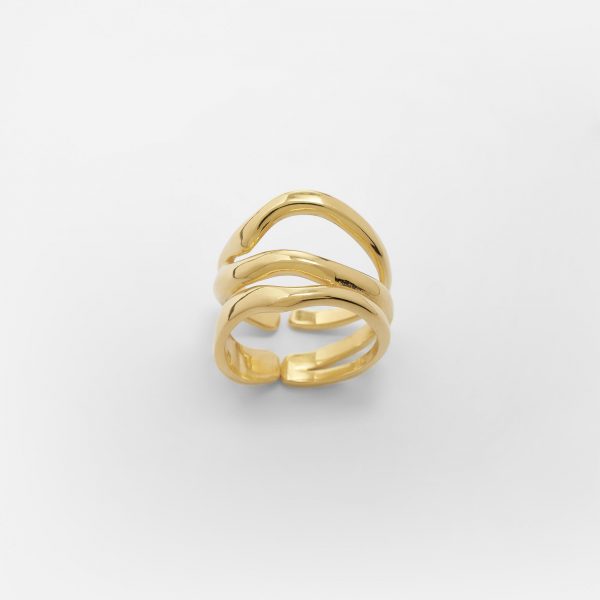 Gold Dazzling Ring by Xoutou's