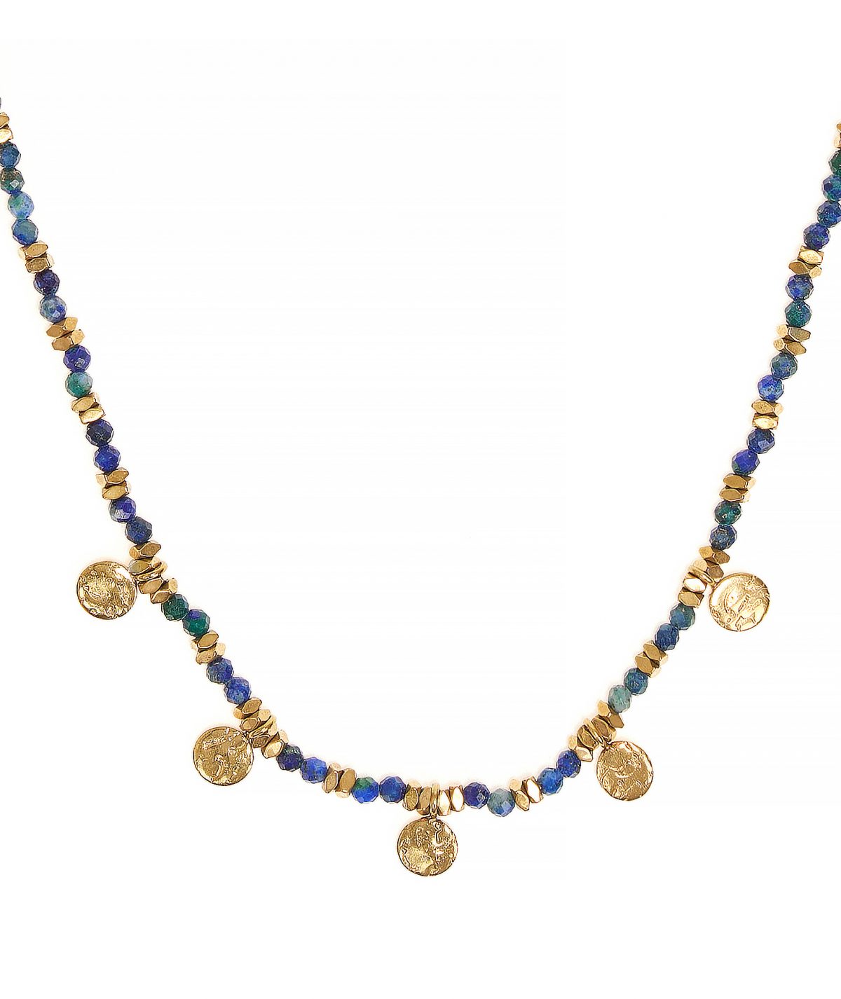 Round Multi Stones Necklace by TFD