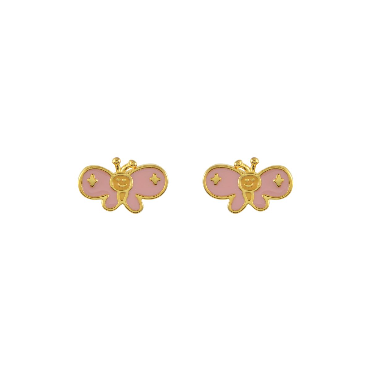 Tiny Watermelon Gold Earrings