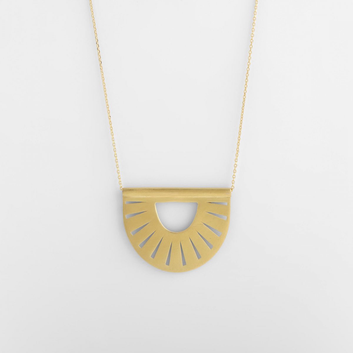 Gold Sunshine Necklace Small by Xoutou's