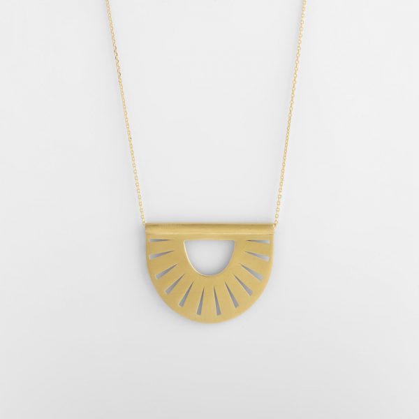 Gold Sunshine Necklace Small by Xoutou's