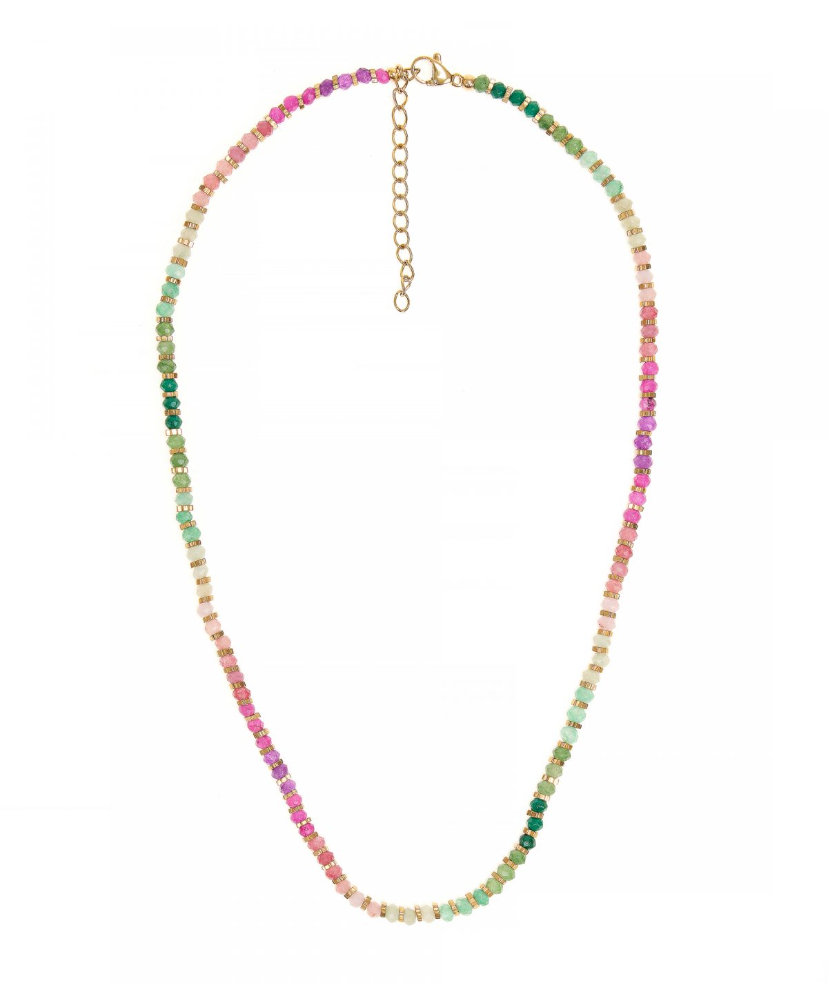 Multi Stones Necklace by TFD