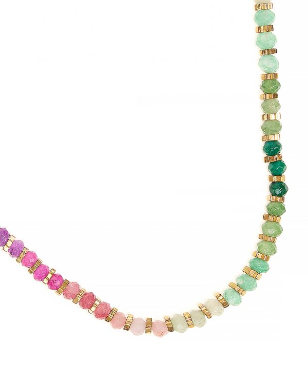 Multi Stones Necklace by TFD
