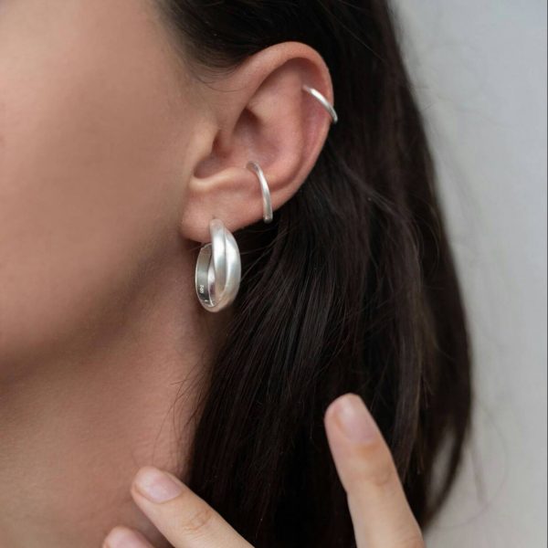 New Obsession Silver Ear Cuff by Xoutou's