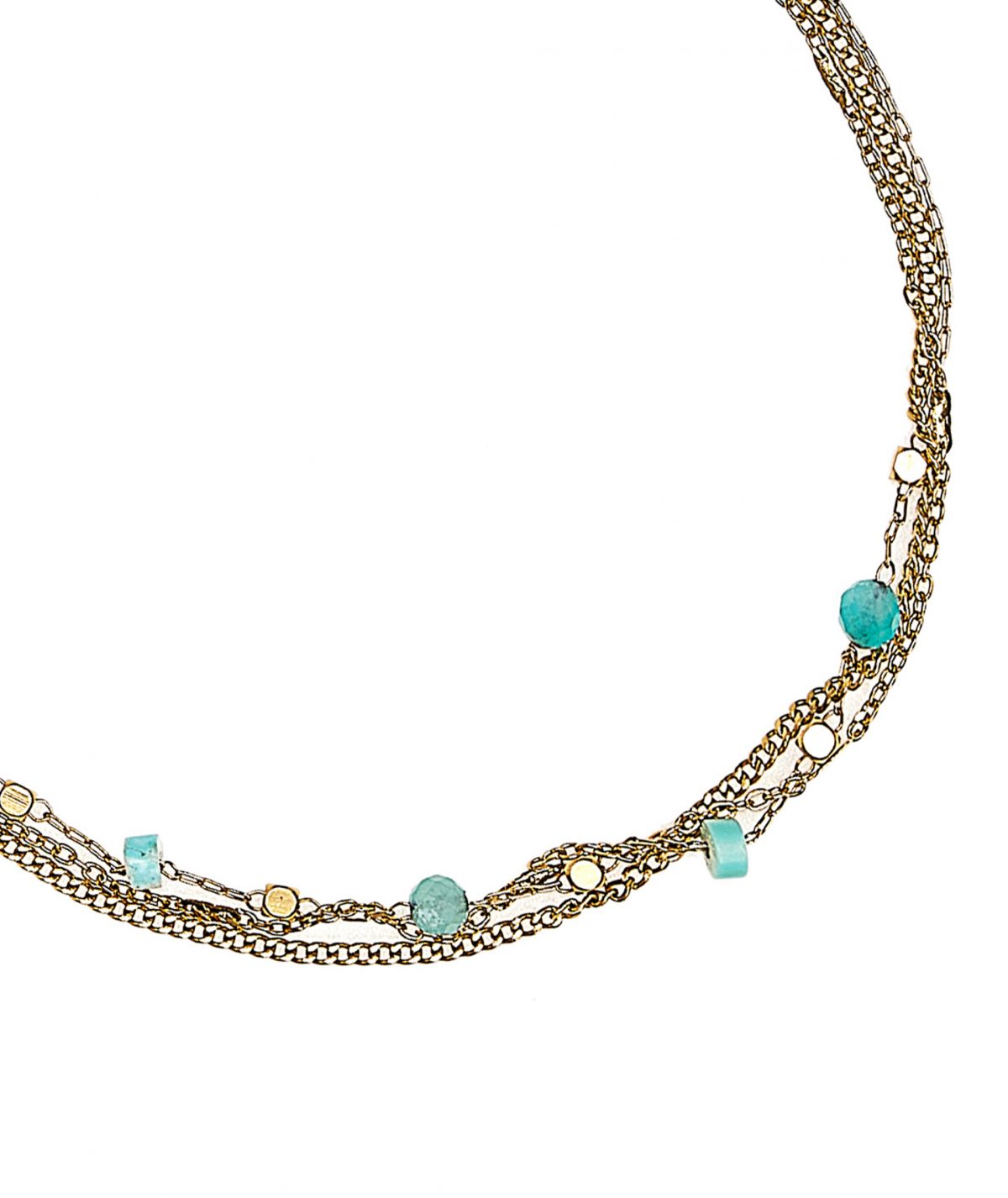 Triple Chain Amazonite Bracelet by TFD