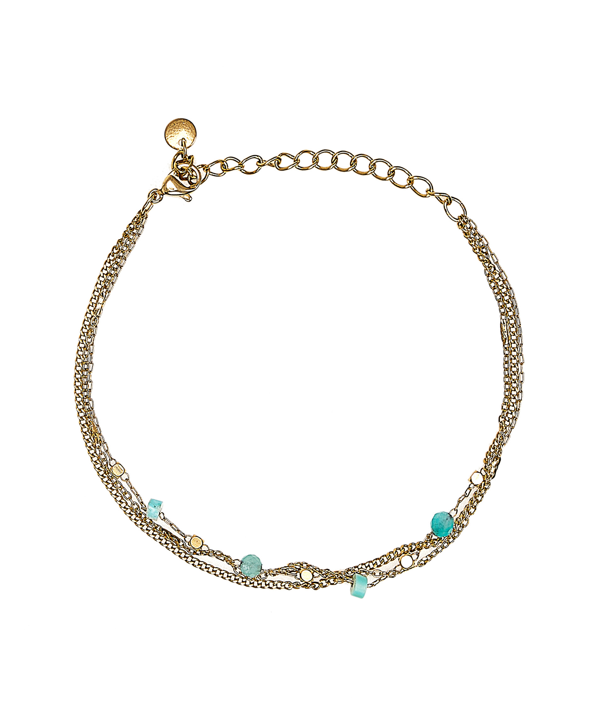 Triple Chain Amazonite Bracelet by TFD